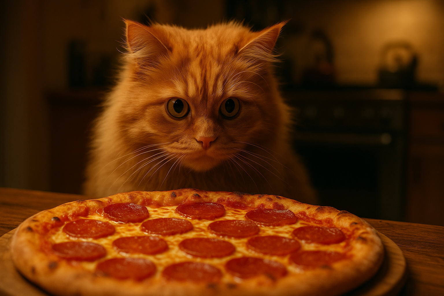 My Cat Outsmarted Me and Stole My Pizza