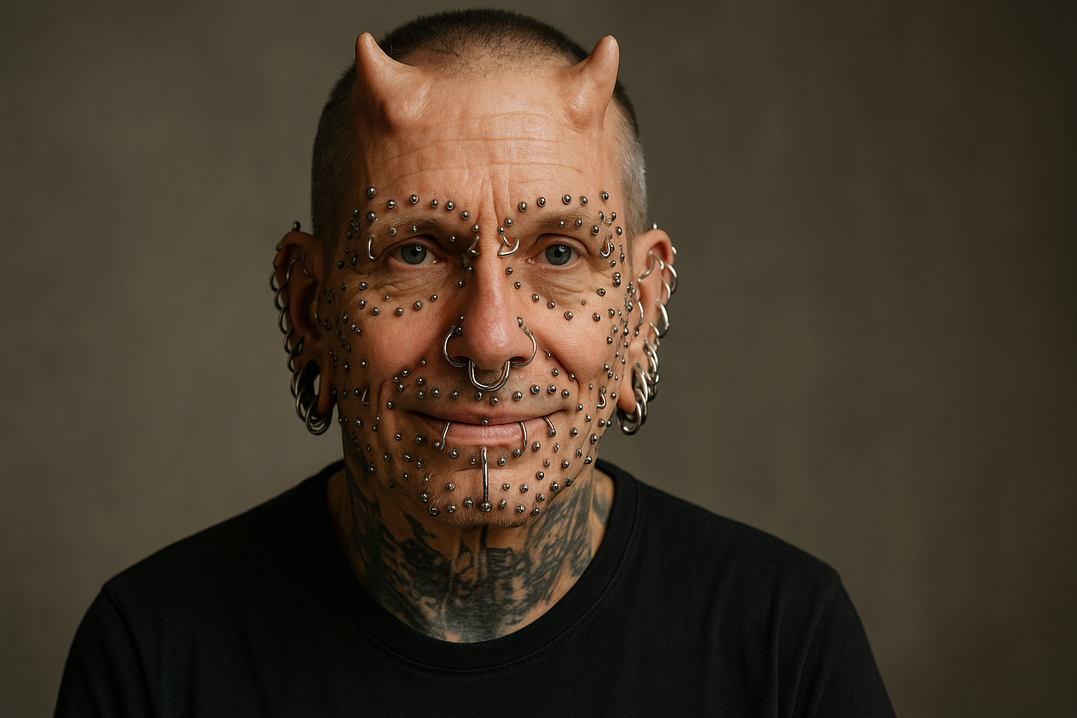 Rolf Buchholz and the World's Most Pierced Man